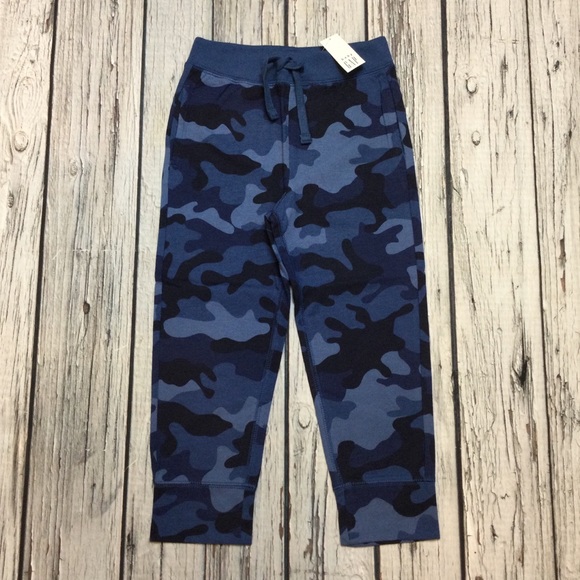 Gap Boys 18-24m or 3T Blue Camouflage Pants - Picture 1 of 4